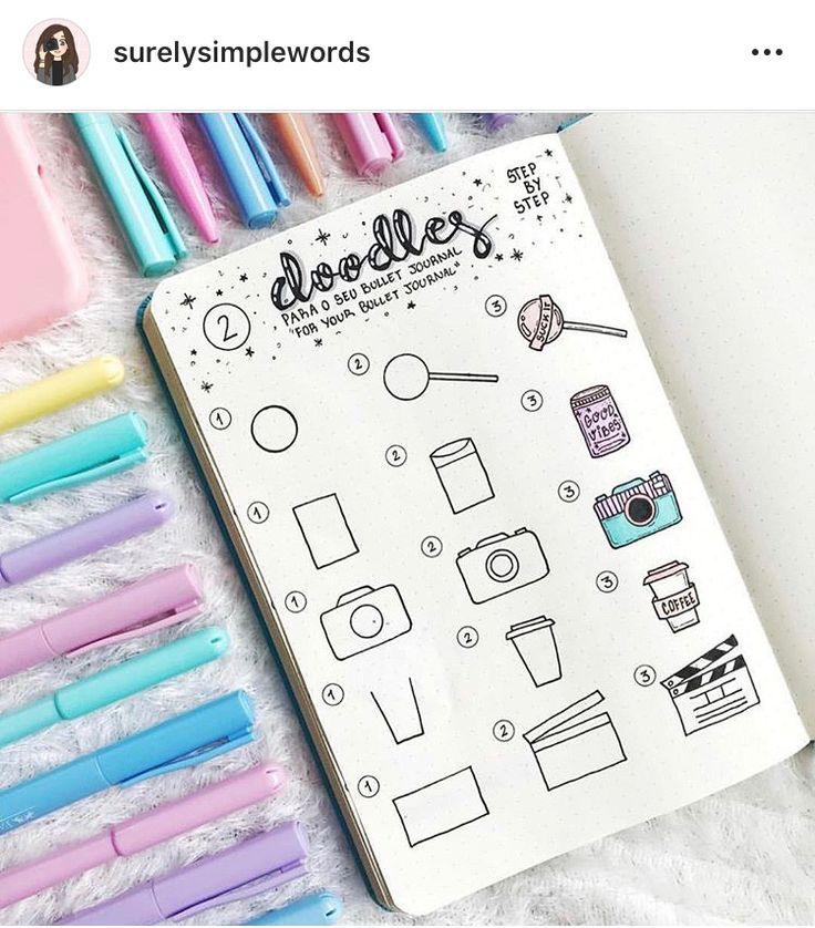 17 Cute Bullet Journal Doodles That You Can Easily Copy Bullet 