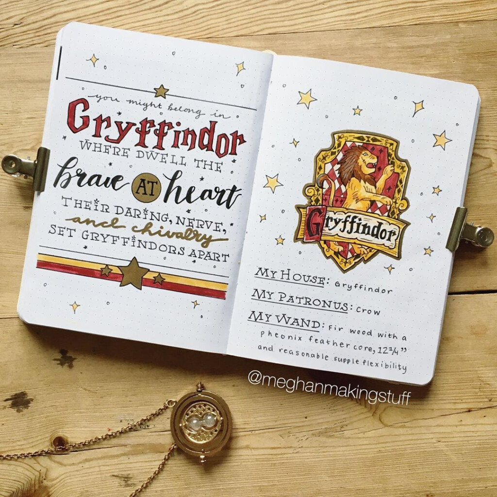 19 Magical Harry Potter Bullet Journal Spreads You Must Try Harry 