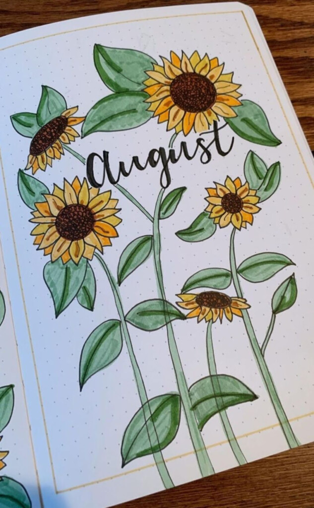 21 Sublime August Bullet Journal Cover Ideas You Will LOVE The 