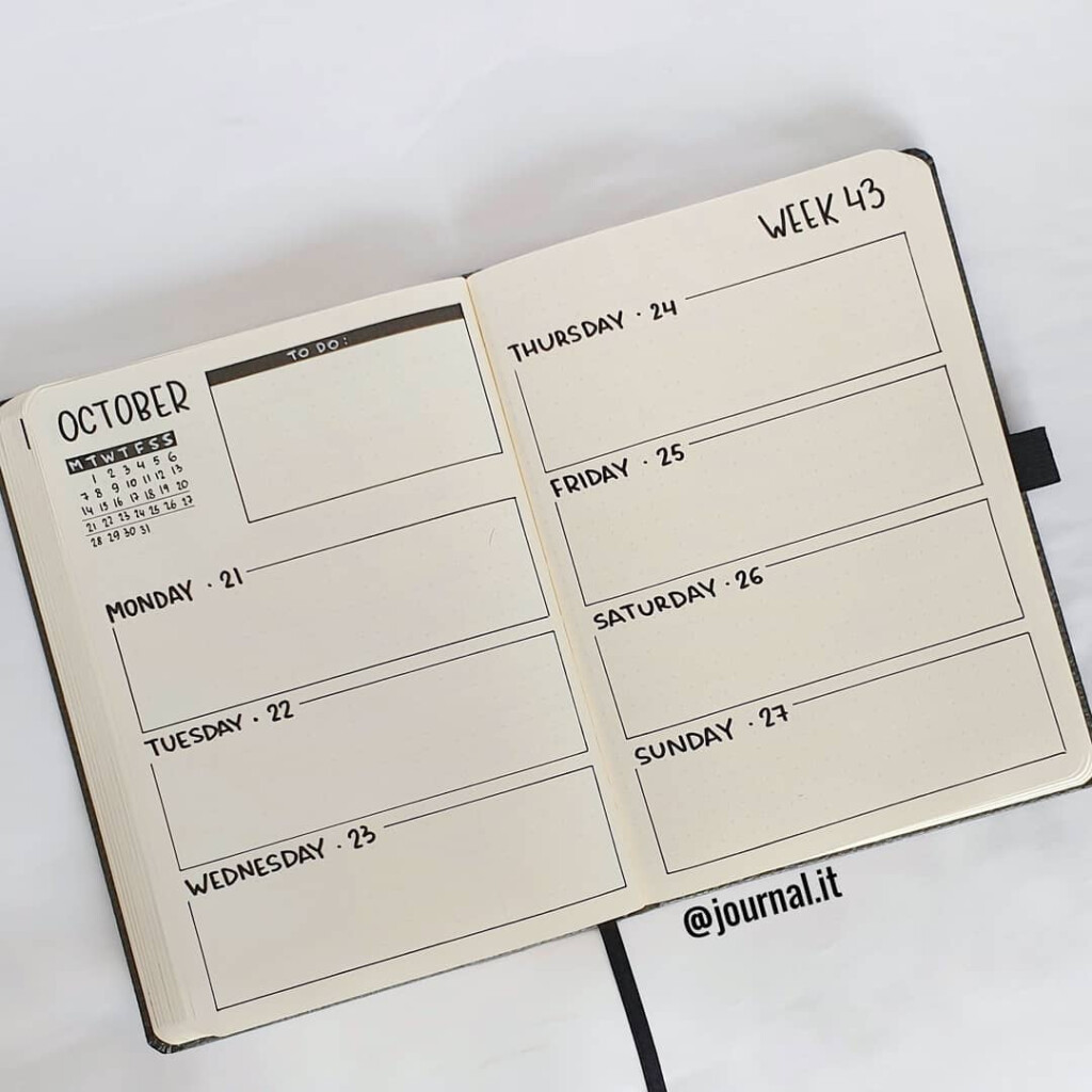 25 Minimalist Bullet Journal Spreads For Non Artists Craftsy Hacks