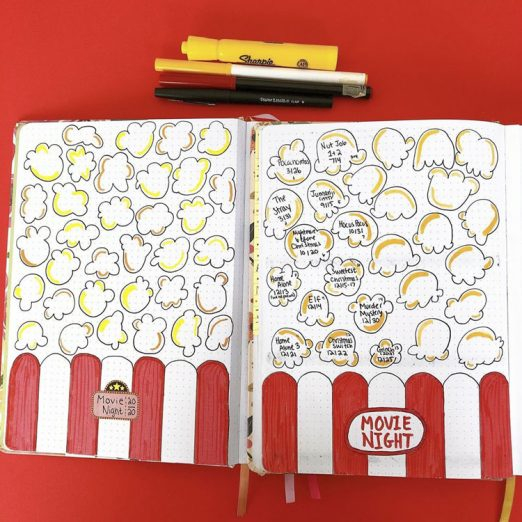 27 Movie Trackers For Your Bullet Journal Beautiful Dawn Designs