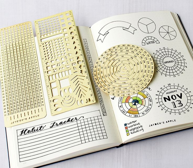 28 Best Bullet Journal Stencils Images On Pinterest Bullets Bullet 