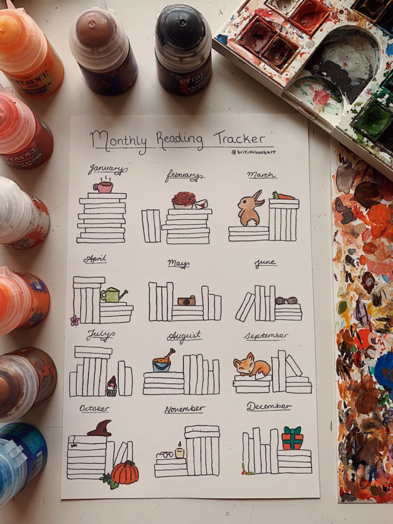 Printable Bookshelf For Bullet Journal Printable Bullet Journal Printable Bookshelf For Bullet Journal Printable Bullet Journal