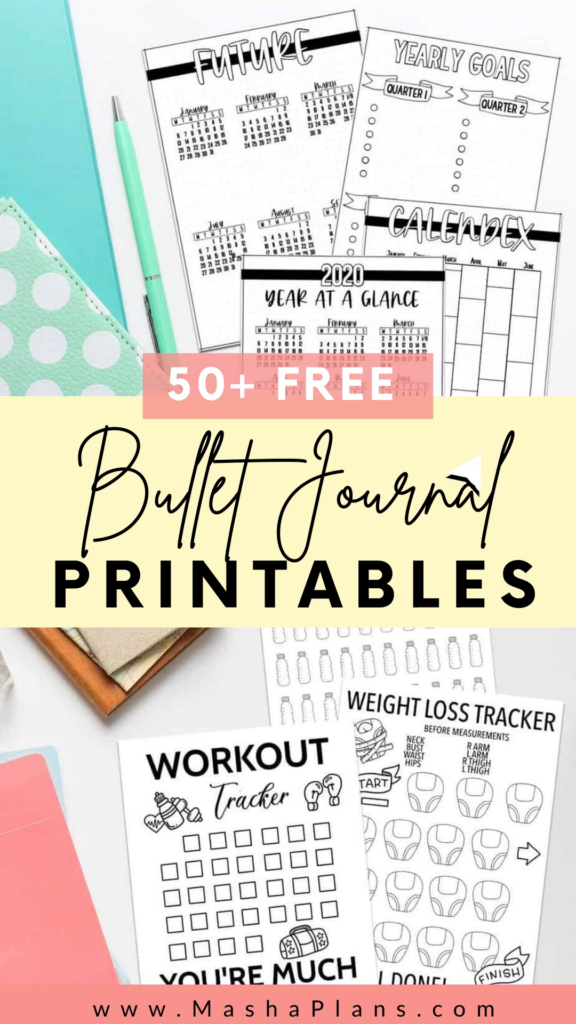 Bullet Journal Free Printables