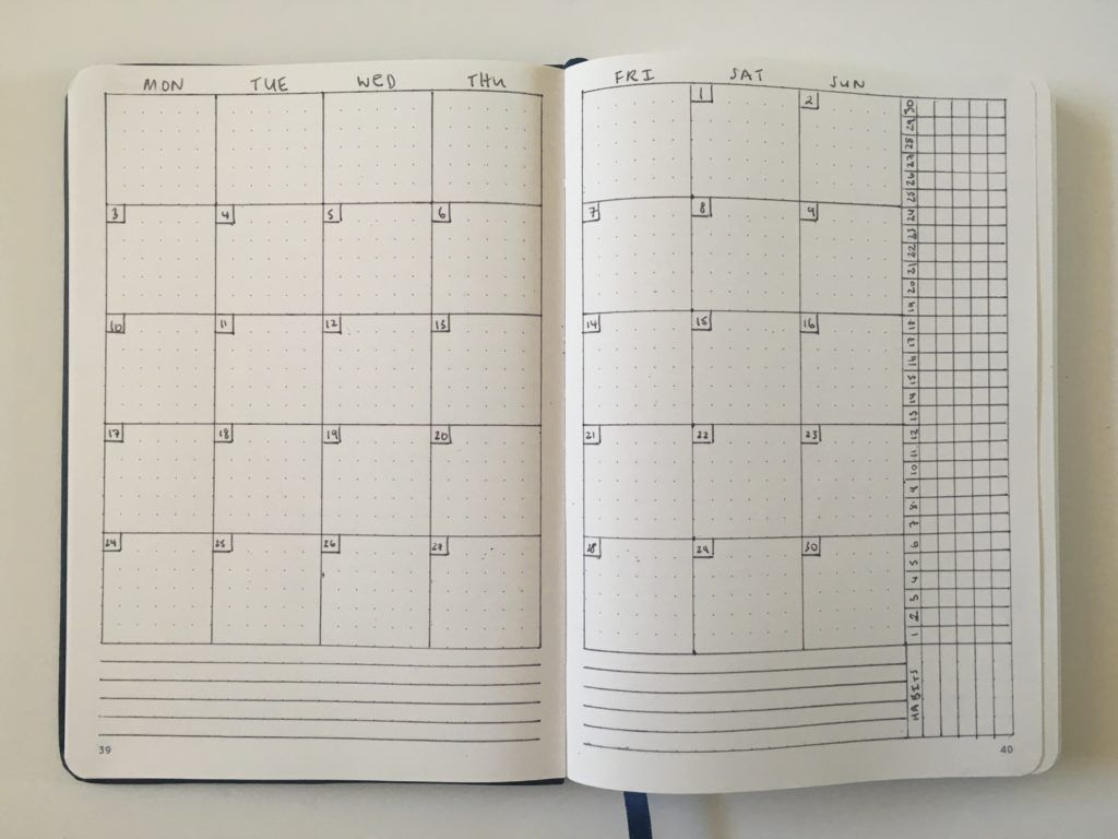 Bullet Journal Monthly Calendar Planning Tips Inspiration Ideas 