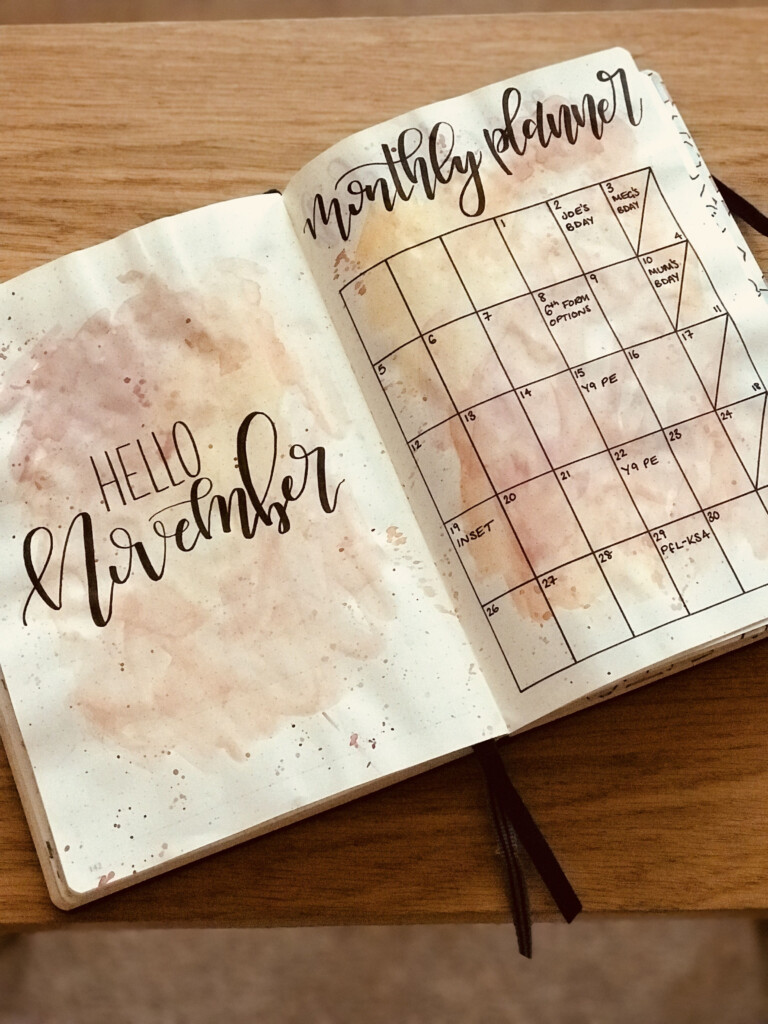 Bullet Journal Title Page Ideas Printable Templates Free