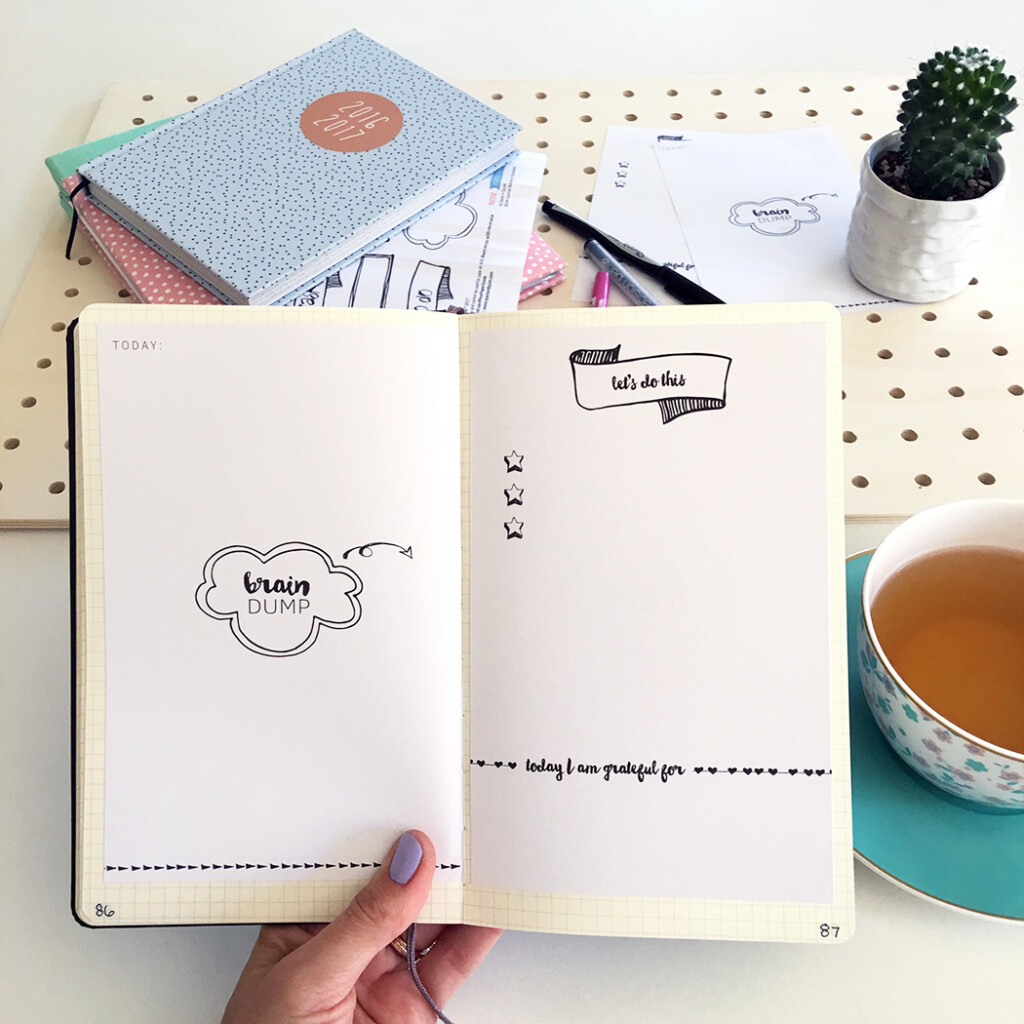 Daily Brain Dump To Declutter Your Mind Plus Free Bullet Journal Printable