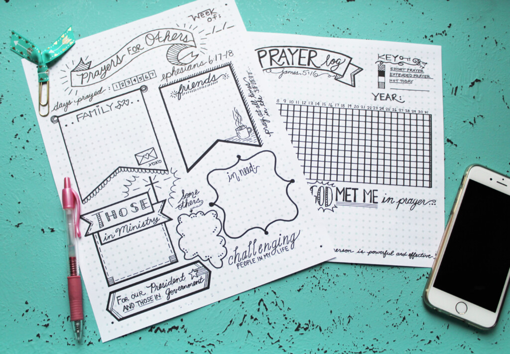 Free Prayer Bullet Journal Matchless Beauty Blog Boutique