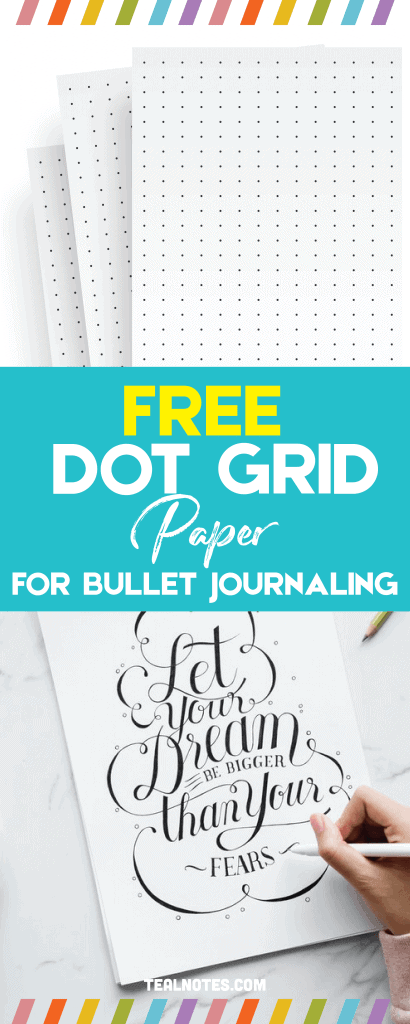 Free Printable Dot Grid Paper For Bullet Journals And Notes