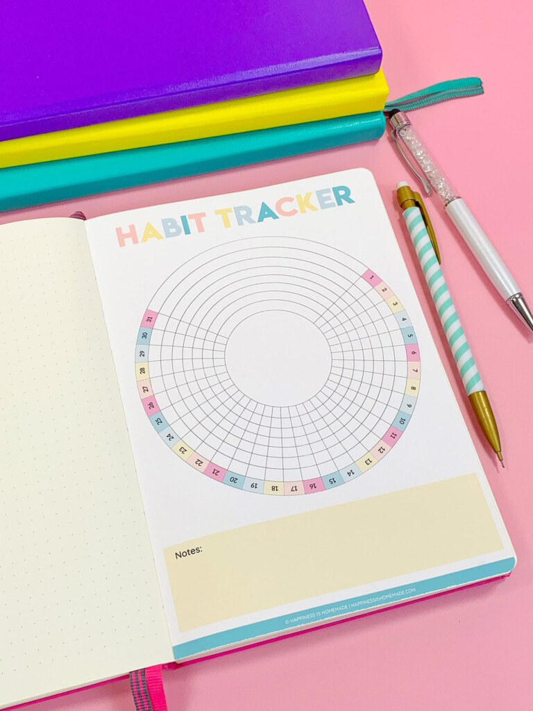 Free Printable Habit Tracker Happiness Is Homemade