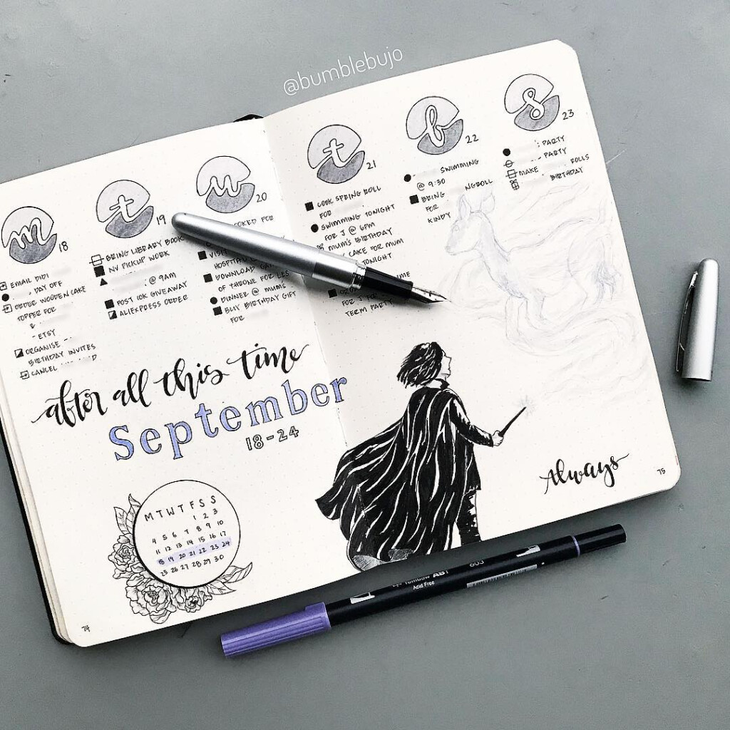 Harry Potter Bullet Journal Printables Hub Of Customized Templates