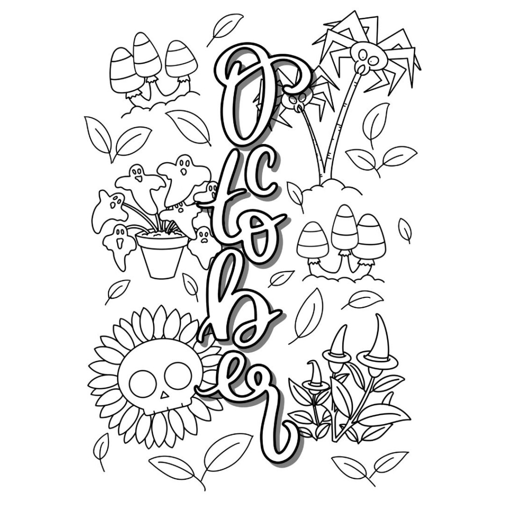 October Bullet Journal Printable