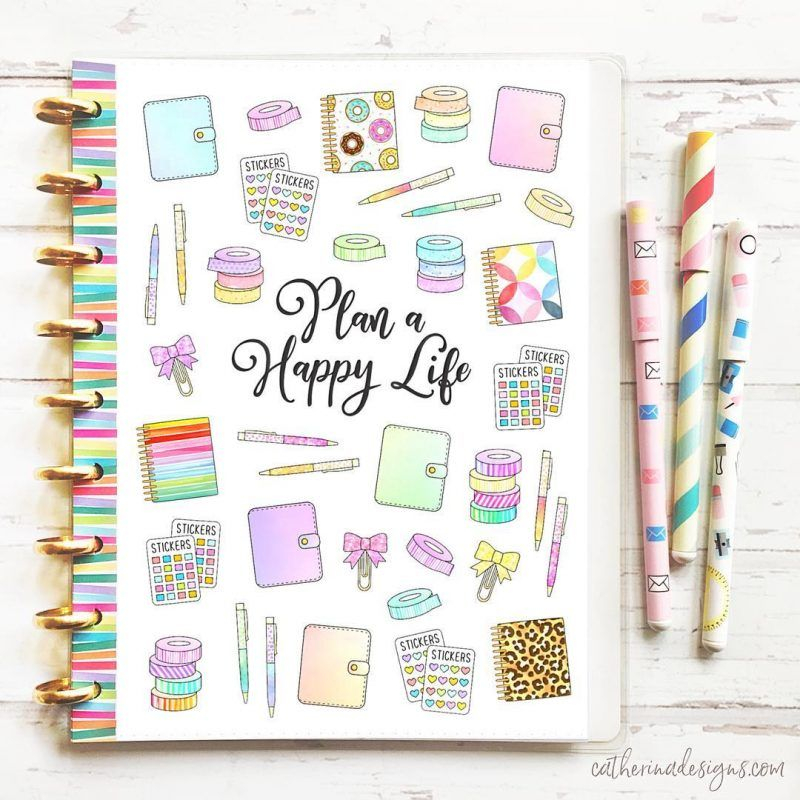 Printable Bullet Journal Doodles