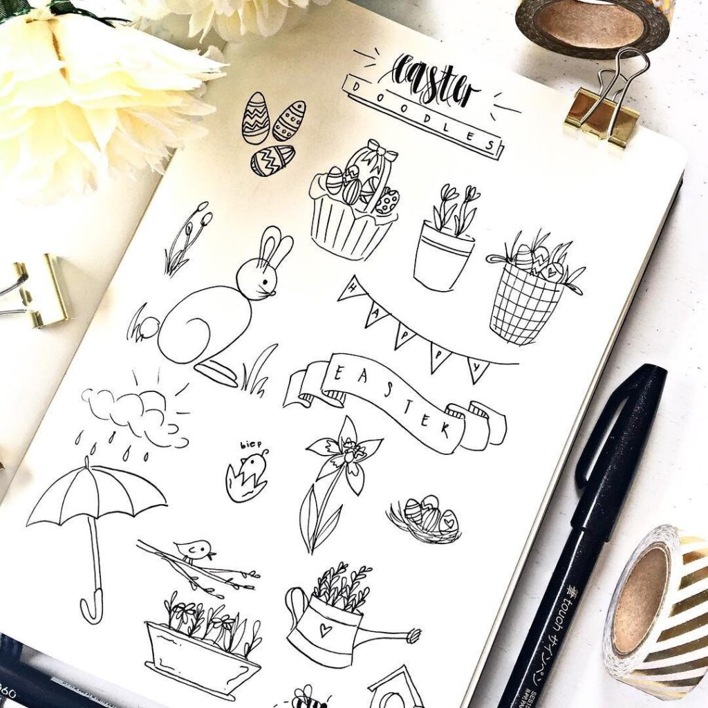 Printable Bullet Journal Doodles