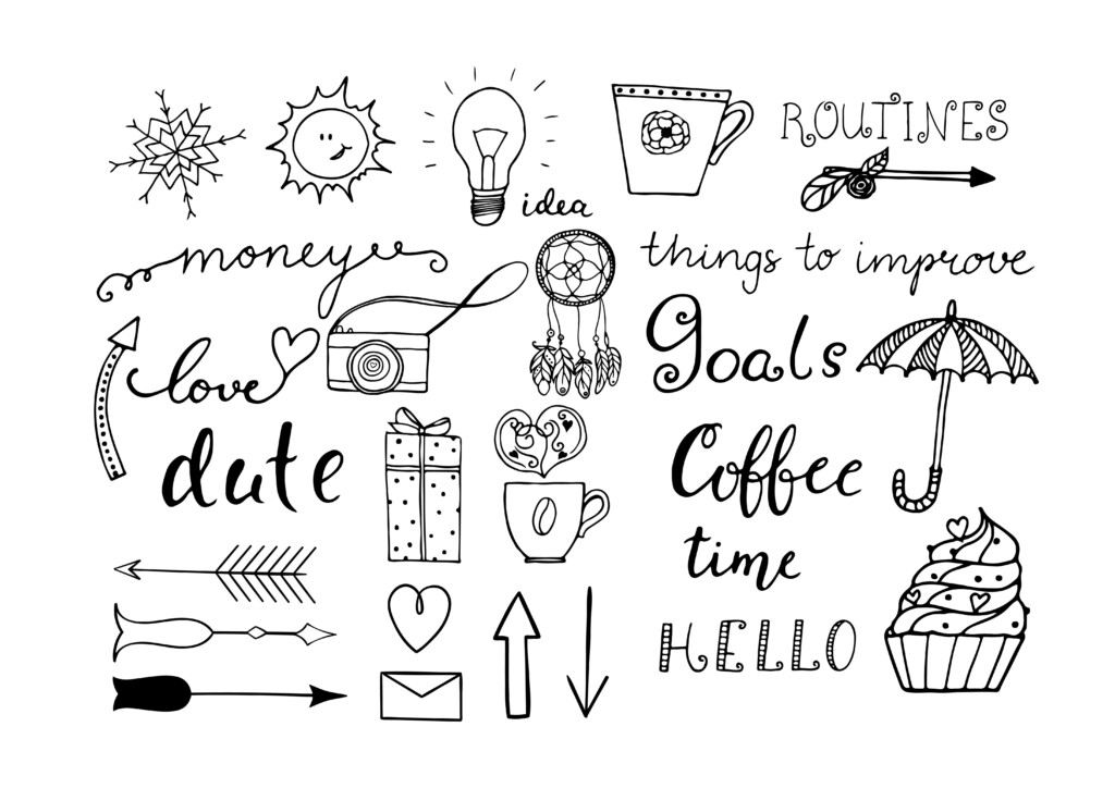 Printable Bullet Journal Doodles Printable Templates