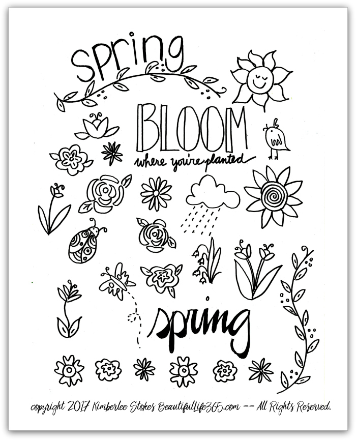 Printable Bullet Journal Doodles Printable Templates
