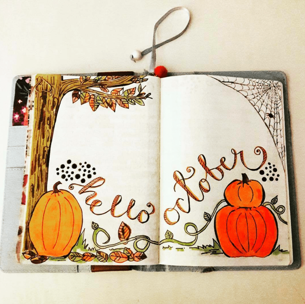 THE BEST AUTUMNAL OCTOBER BULLET JOURNAL COVER IDEAS YOU NEED TO SEE 