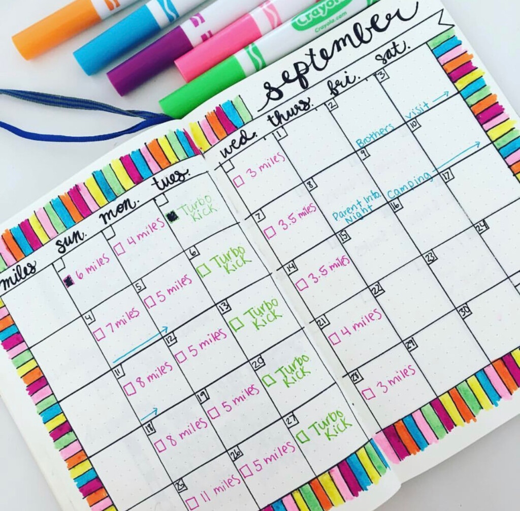 Using A Bullet Journal To Track Health Fitness Let s Live And Learn