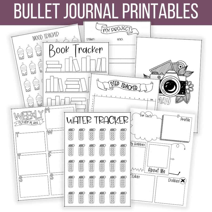 60 Free Bullet Journaling Printables