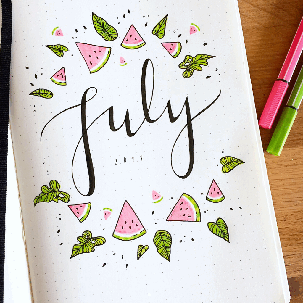 Bullet Journal July Calendar Printable 2025 CALENDAR PRINTABLE