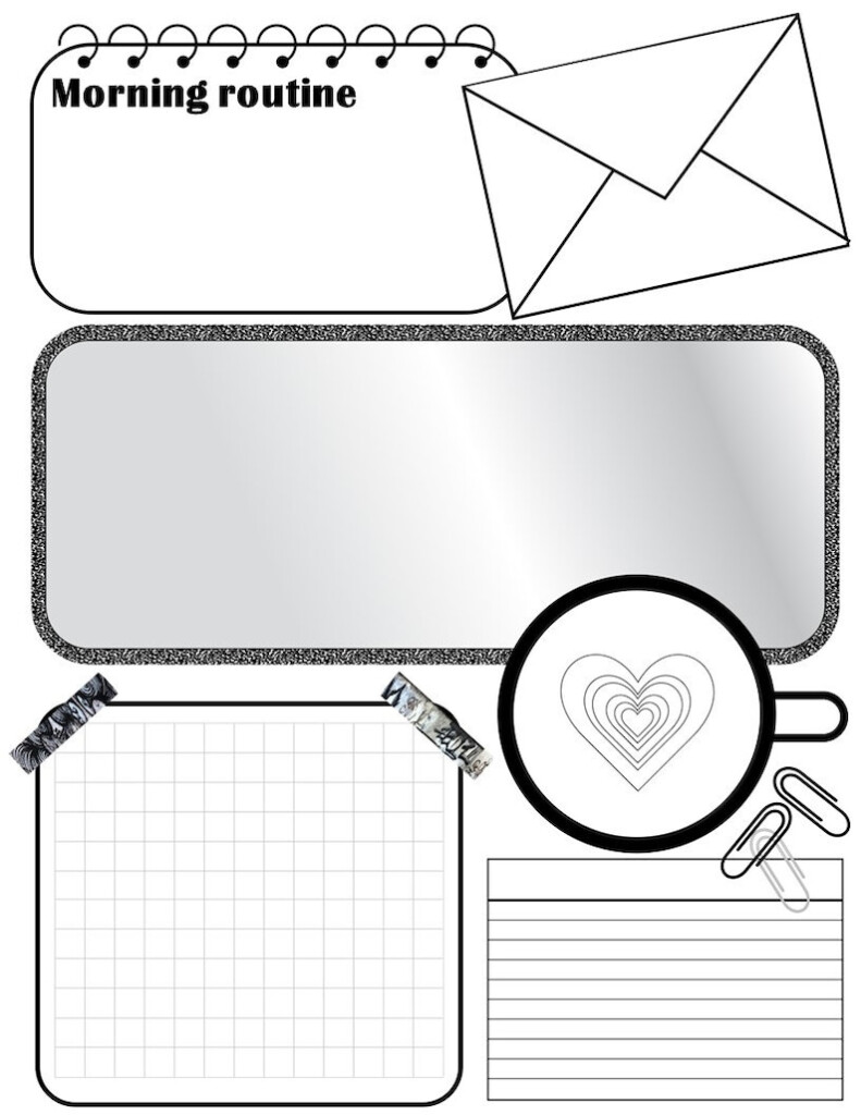 Bullet Journal Pages Printable Template Pages Journal Etsy