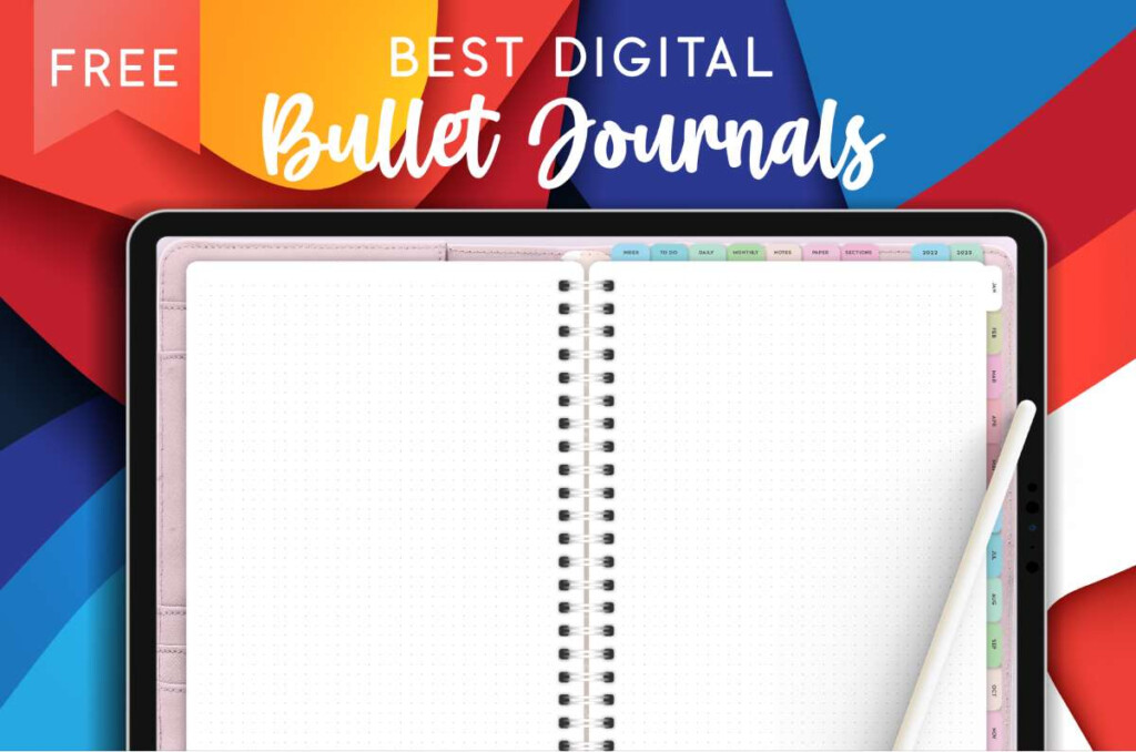 Free Digital Bullet Journal Hyperlinked Reusable And Easy To Use 