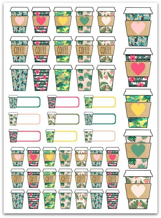 Printable Bullet Journal Stickers